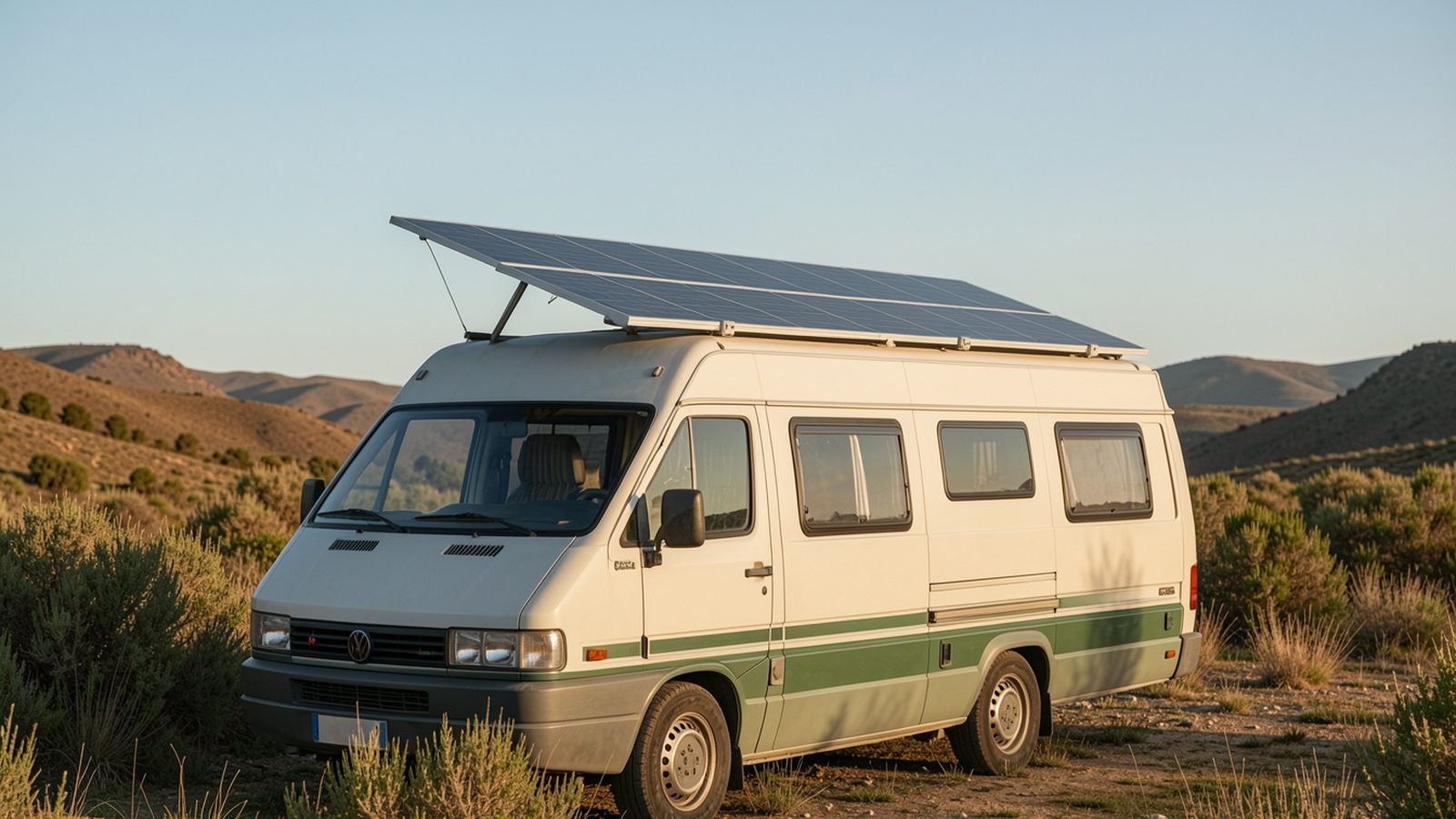 Mejores placas solares para furgoneta camper