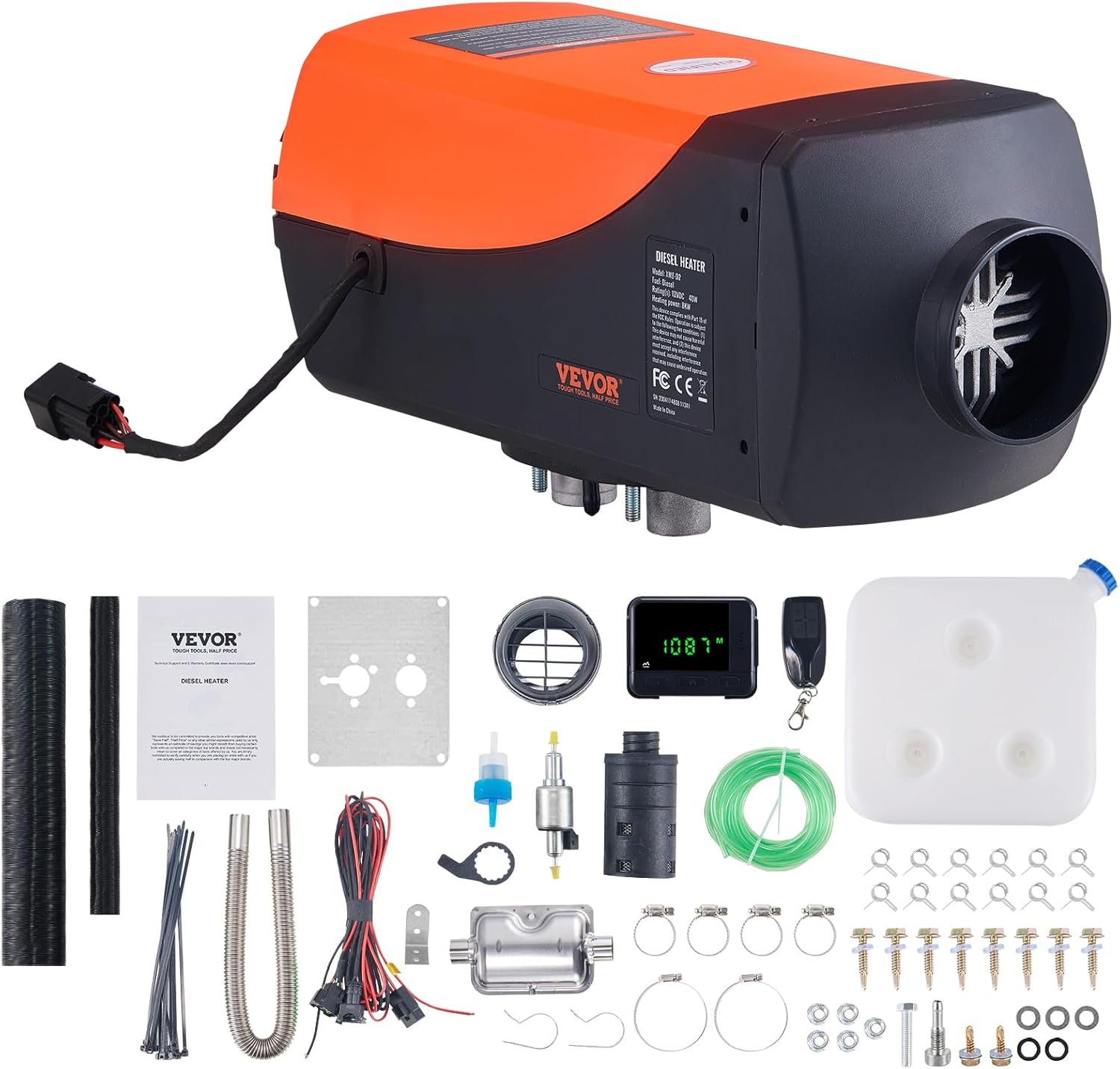 VEVOR Calefacción Diésel 8kW 12V